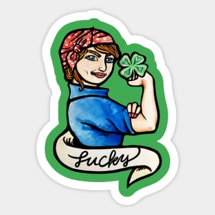 LUCKY Sticker